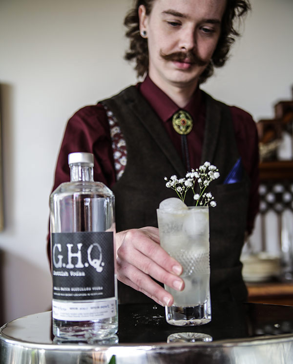 Distilled in an undisclosed location in the Scottish Highlands | G.H.Q Spirits